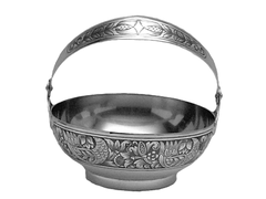 Серебряная ваза для конфет «Сказка»